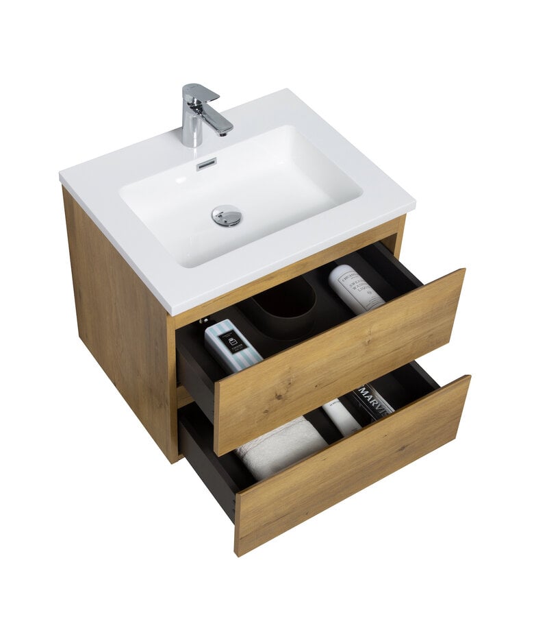 Badplaats Badkamermeubel Angela 60cm - Eiken