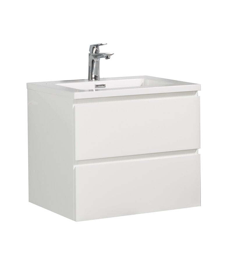 badplaats Badkamermeubel Angela 60cm - hoogglans wit