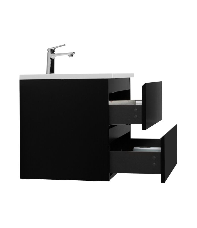 Badplaats Badkamermeubel Angela 60cm - Mat Zwart