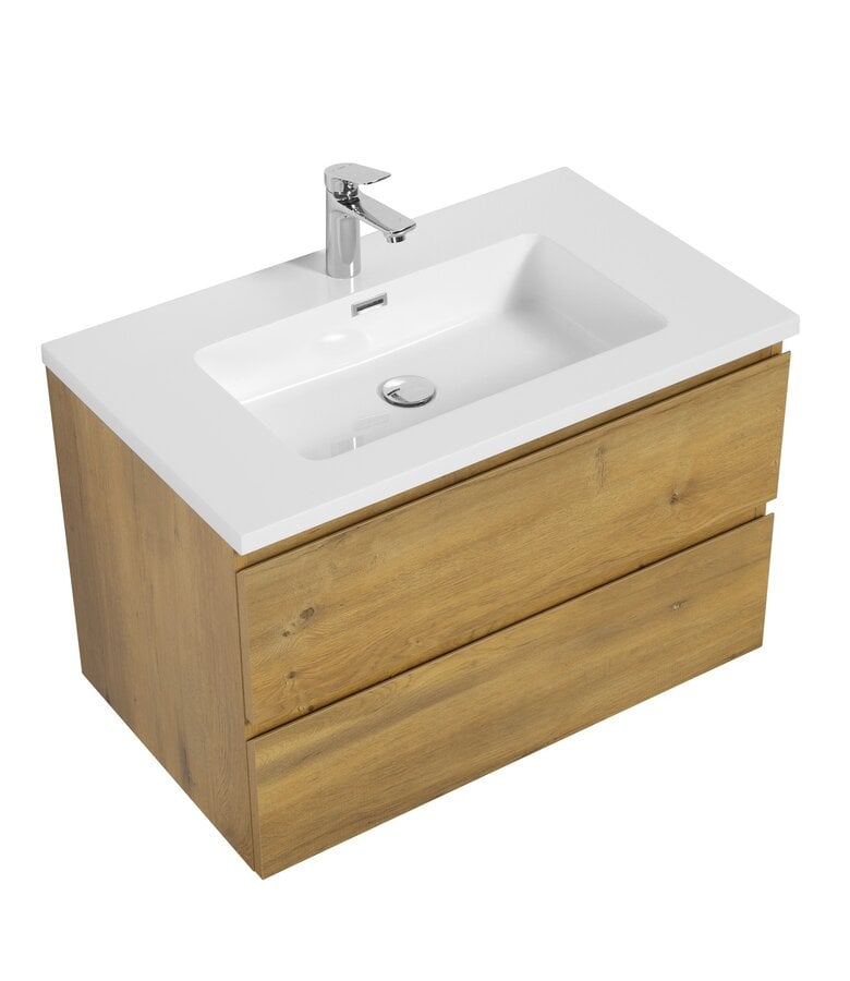 Badplaats Badkamermeubel Angela 80cm - Eiken