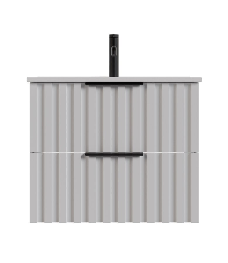 Badplaats Badkamermeubel Fraser 60cm - Wit - 2 Lades