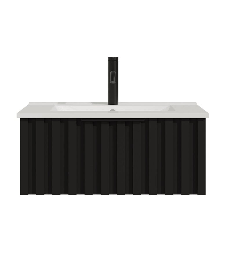 Badplaats Badkamermeubel Fraser 60cm - Zwart - 1 Lade