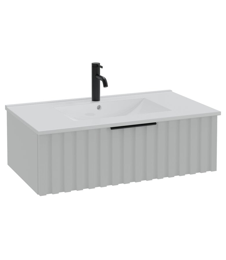 badplaats Badkamermeubel Fraser 80cm - wit - 1 lade