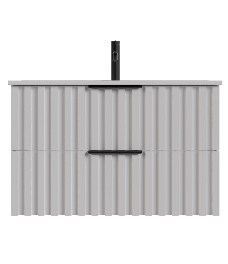 Badplaats Badkamermeubel Fraser 80cm - Wit - 2 Lades