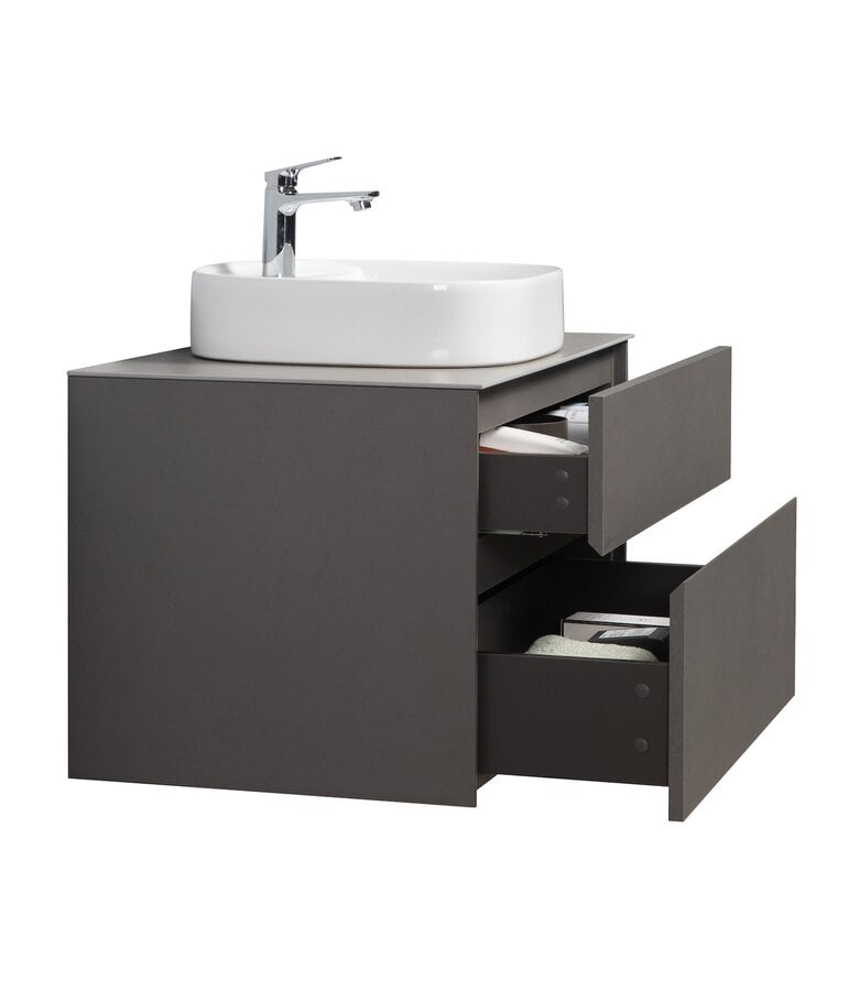 Badplaats Badkamermeubel Hamilton 80cm - Steen Grijs