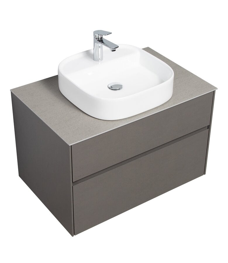 Badplaats Badkamermeubel Hamilton 80cm - Steen Grijs