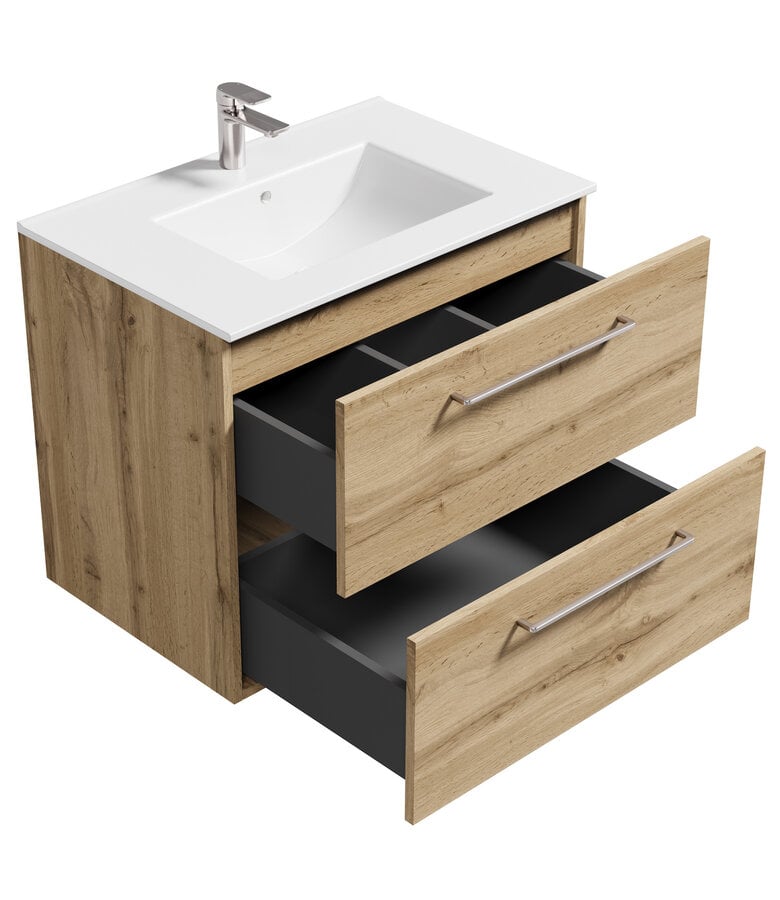 Badplaats Badkamermeubel Lana 80cm - Eiken