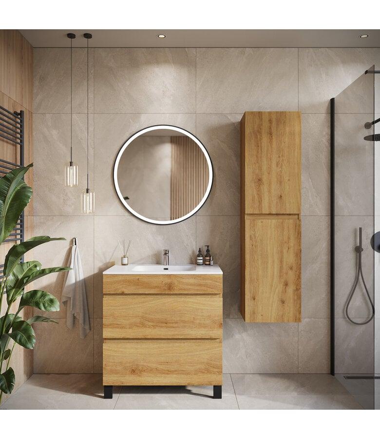 Badplaats Badkamermeubel Milo 80cm - Eiken