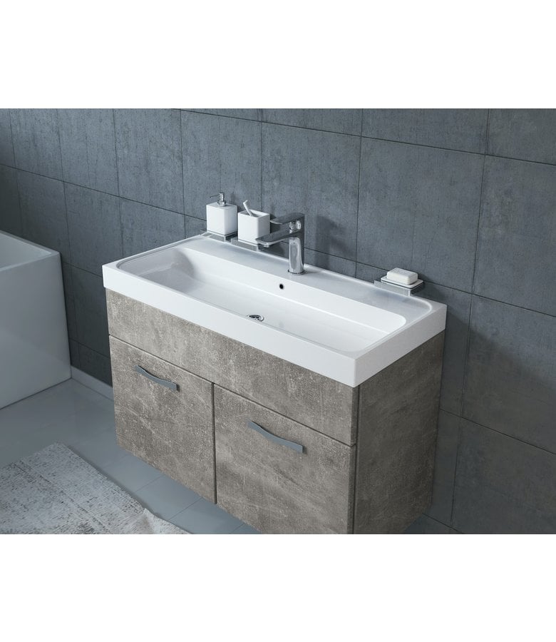 Badplaats Badkamermeubel Paso 01 80cm - Beton Grijs