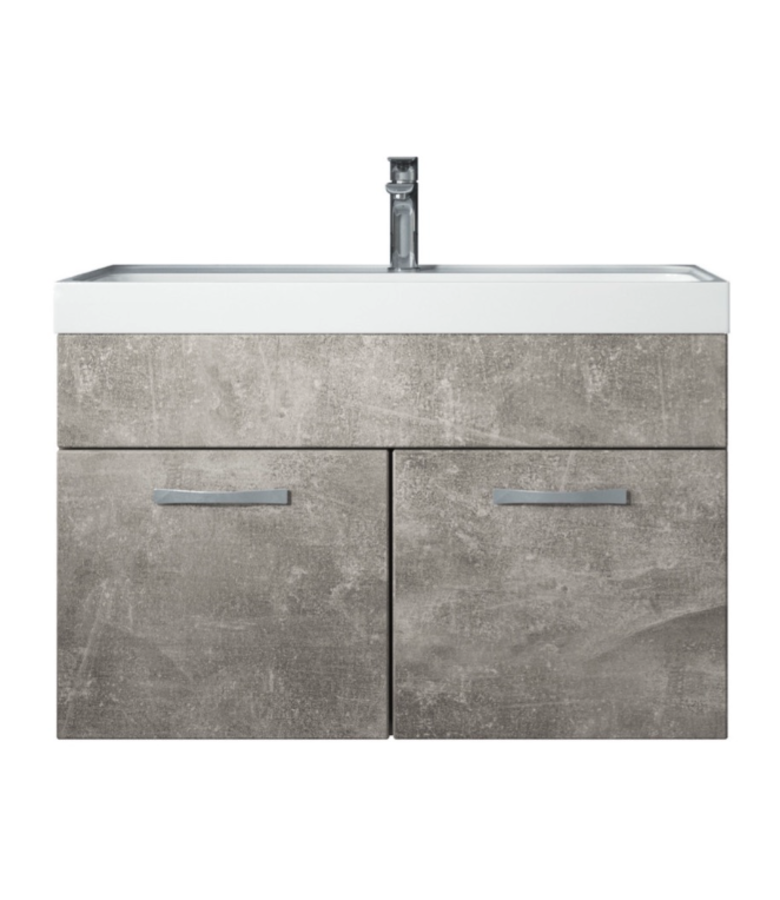 badplaats Badkamermeubel Paso 01 80cm - beton grijs