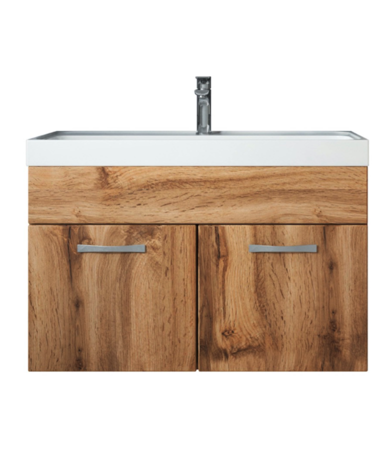 badplaats Badkamermeubel Paso 01 80cm - eiken