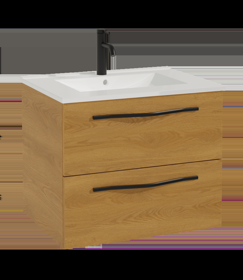 badplaats Badkamermeubel Reno 60cm - eiken