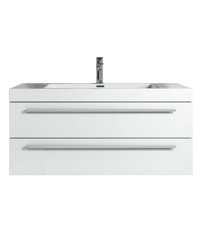 badplaats Badkamermeubel Rome 100cm - hoogglans wit badplaats Badkamermeubel Rome 100cm - hoogglans wit
