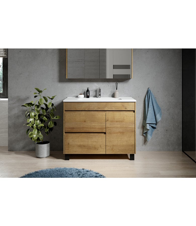 Badplaats Badkamermeubel Salzburg 100cm - Eiken