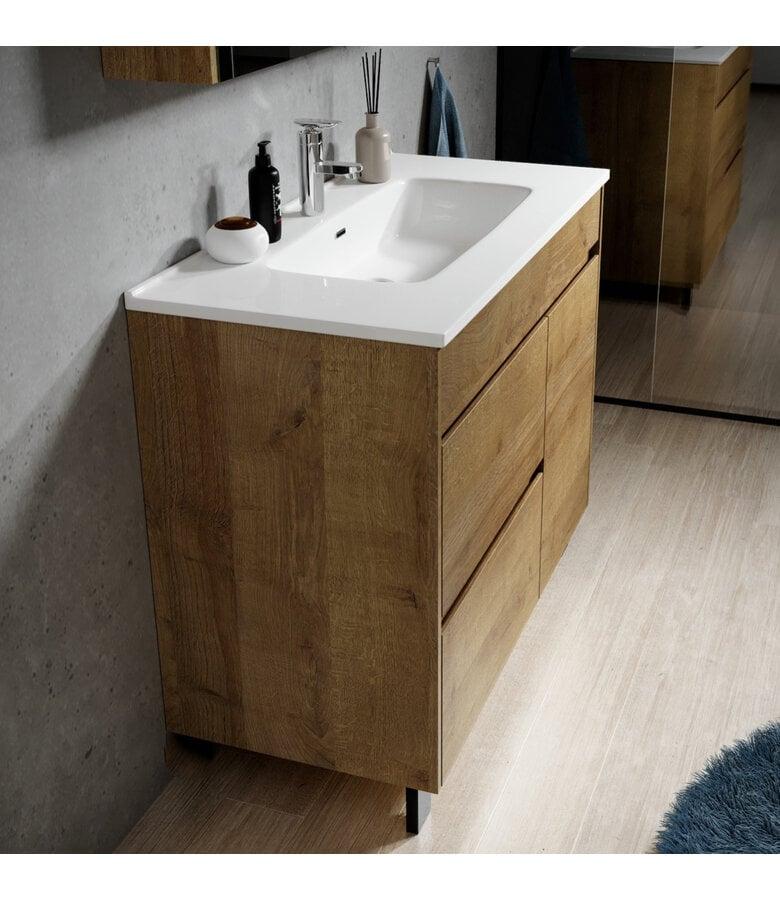 Badplaats Badkamermeubel Salzburg 100cm - Eiken