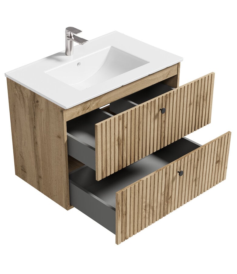 Badplaats Badkamermeubel Saros 80cm - Eiken