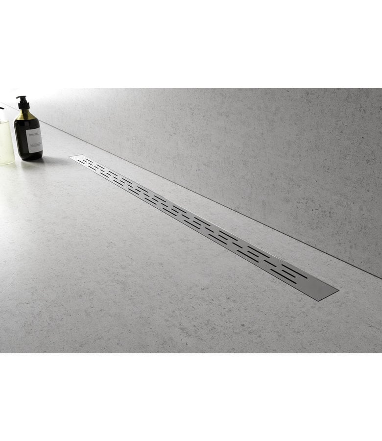 Badplaats Douchegoot 120 X 7 Cm - BP03 - RVS