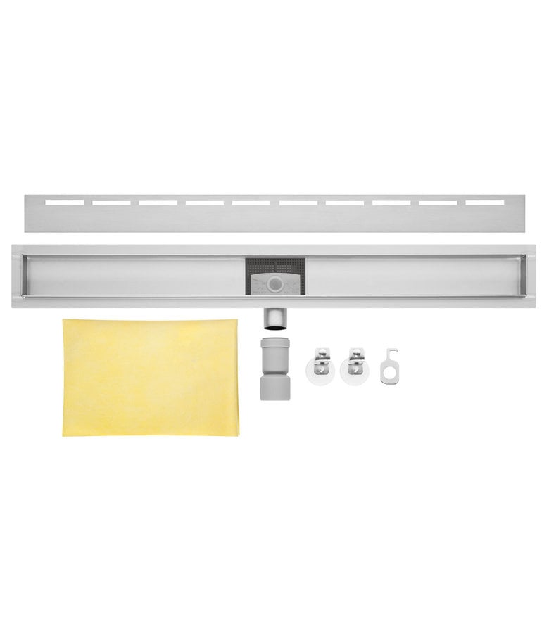 Badplaats Douchegoot 130 X 7 Cm - BP05 - RVS