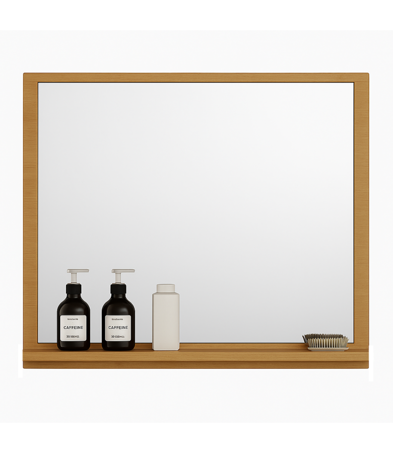 Badplaats Spiegel Oliver 60 X 12 X 50 Cm - Eiken