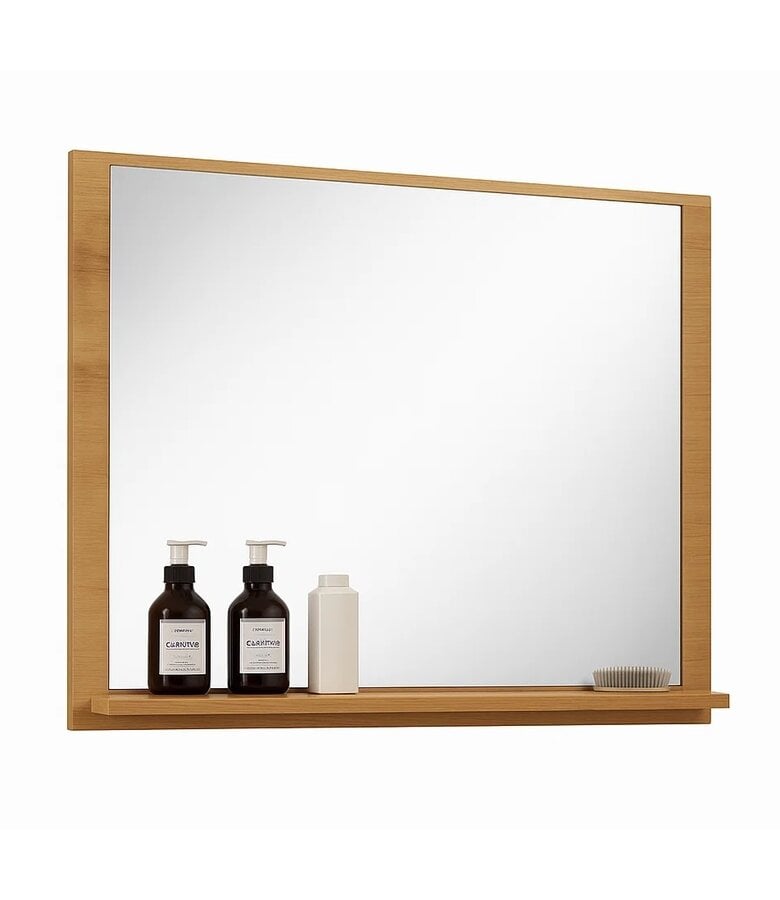 badplaats Spiegel Oliver 60 x 12 x 50 cm - eiken