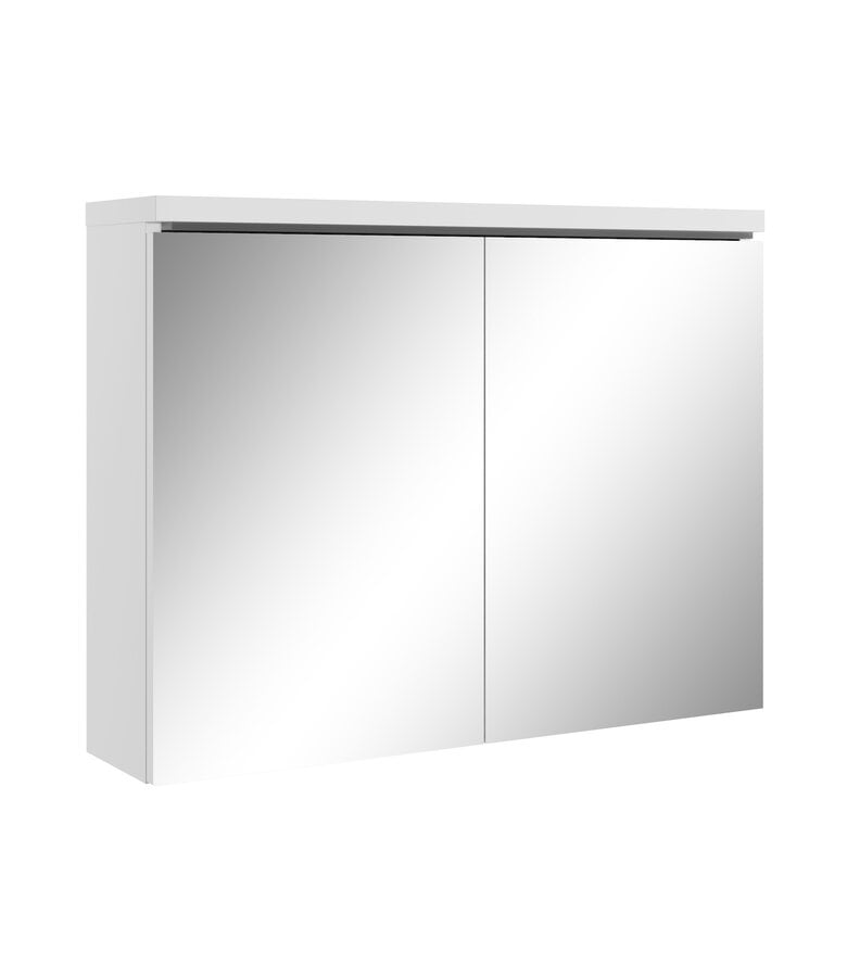 badplaats Spiegelkast Paso LED 80 x 20 x 60 cm - wit