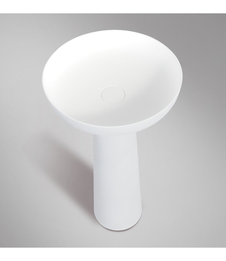 Badplaats Staand Toiletmeubel Duncan 50cm - Mat Wit