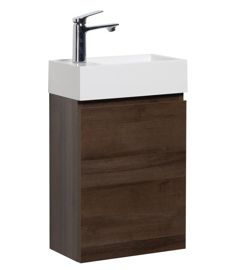 badplaats Toiletmeubel Angela 40cm - bruin eiken badplaats Toiletmeubel Angela 40cm - bruin eiken