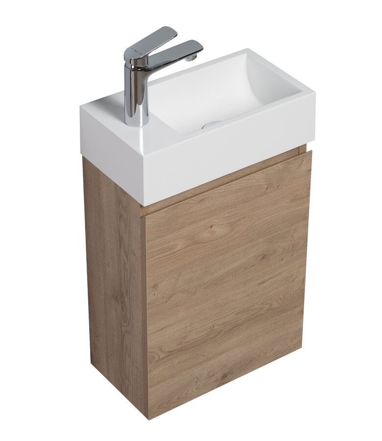 Badplaats Toiletmeubel Angela 40cm - Kastanje Eiken