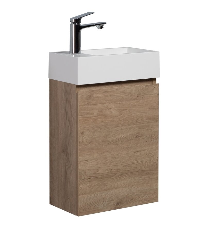 badplaats Toiletmeubel Angela 40cm - kastanje eiken