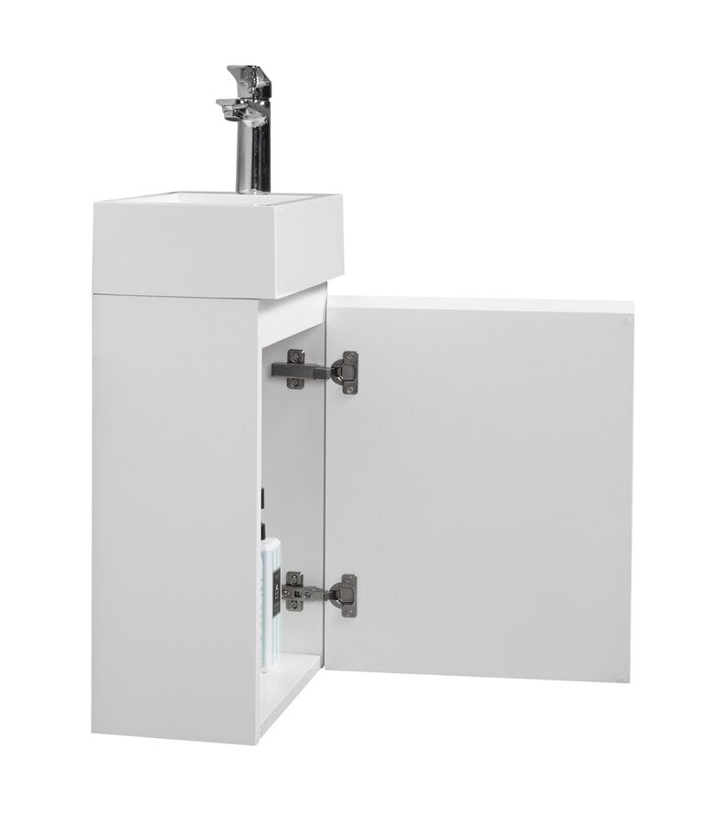 Badplaats Toiletmeubel Angela 40cm - Mat Wit