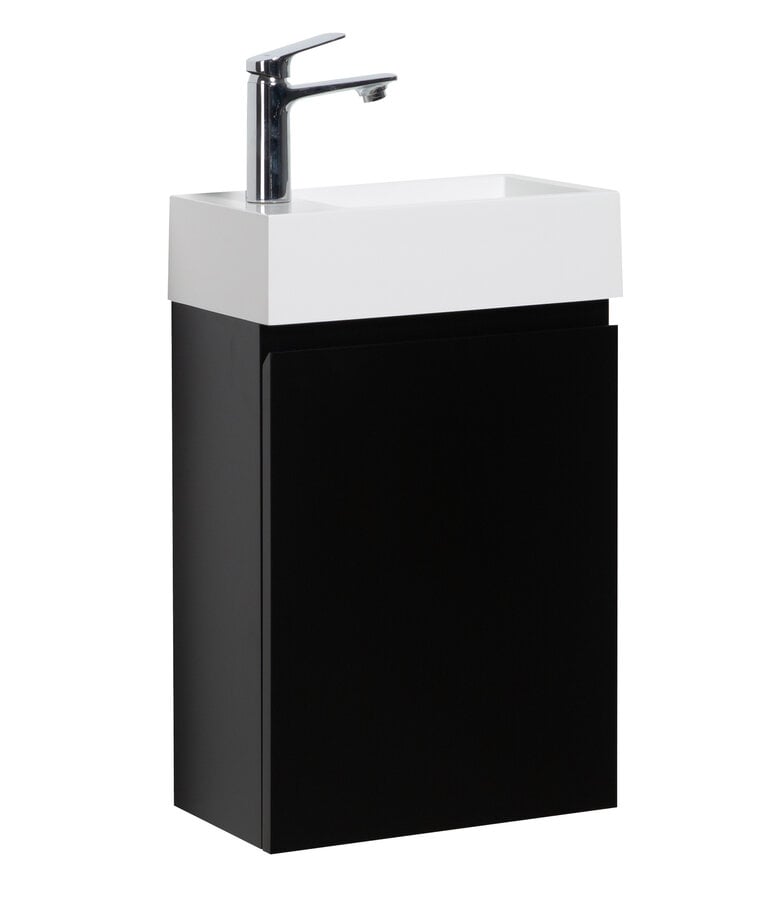 badplaats Toiletmeubel Angela 40cm - mat zwart badplaats Toiletmeubel Angela 40cm - mat zwart