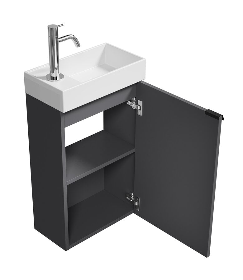Badplaats Toiletmeubel Apollo 40cm - Antraciet