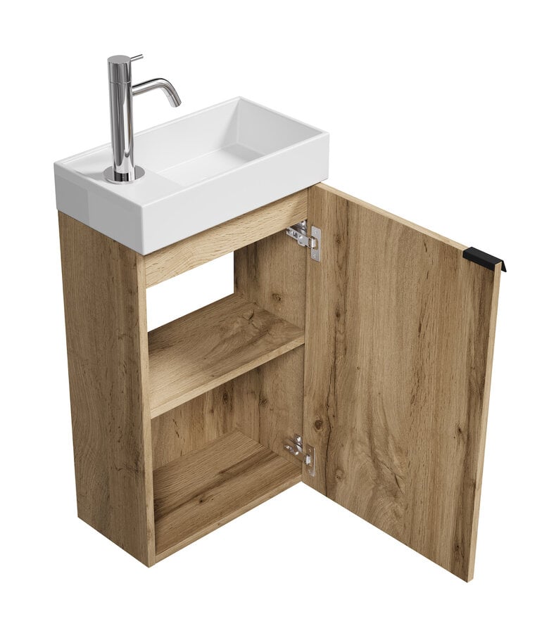 Badplaats Toiletmeubel Apollo 40cm - Licht Eiken