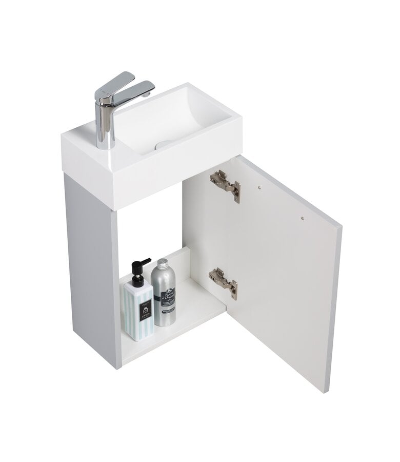 Badplaats Toiletmeubel Athene 40cm - Mat Grijs