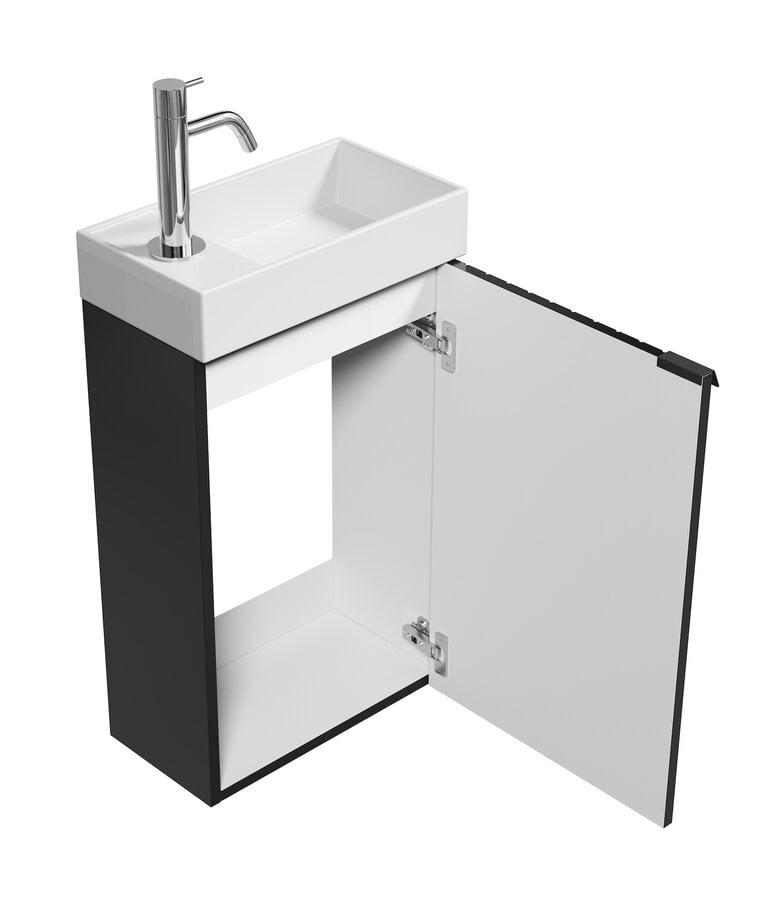 Badplaats Toiletmeubel Bosco 40cm - Mat Zwart