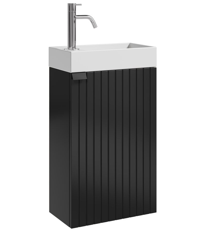 badplaats Toiletmeubel Bosco 40cm - mat zwart