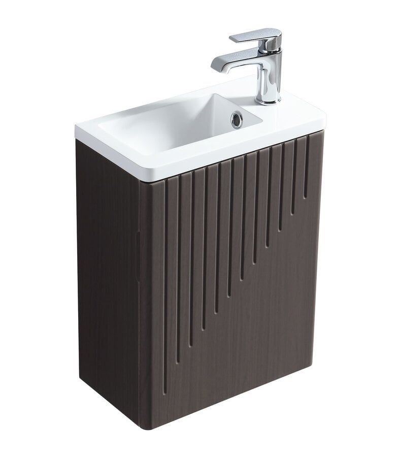 Badplaats Toiletmeubel Faro 40cm - Bruin Eiken