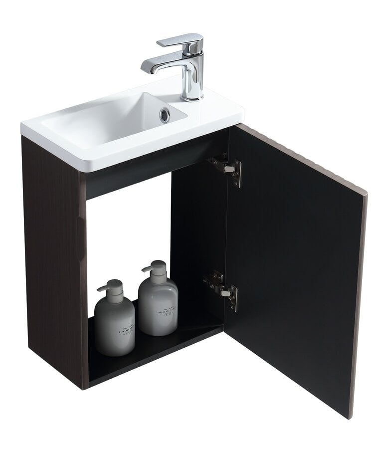 Badplaats Toiletmeubel Faro 40cm - Bruin Eiken