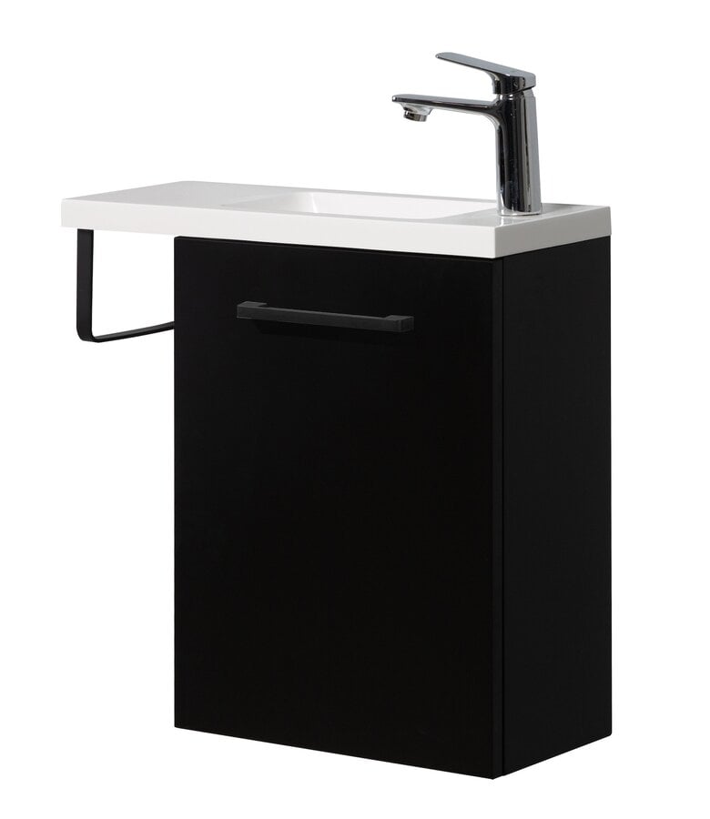 badplaats Toiletmeubel Neves 55cm - mat zwart