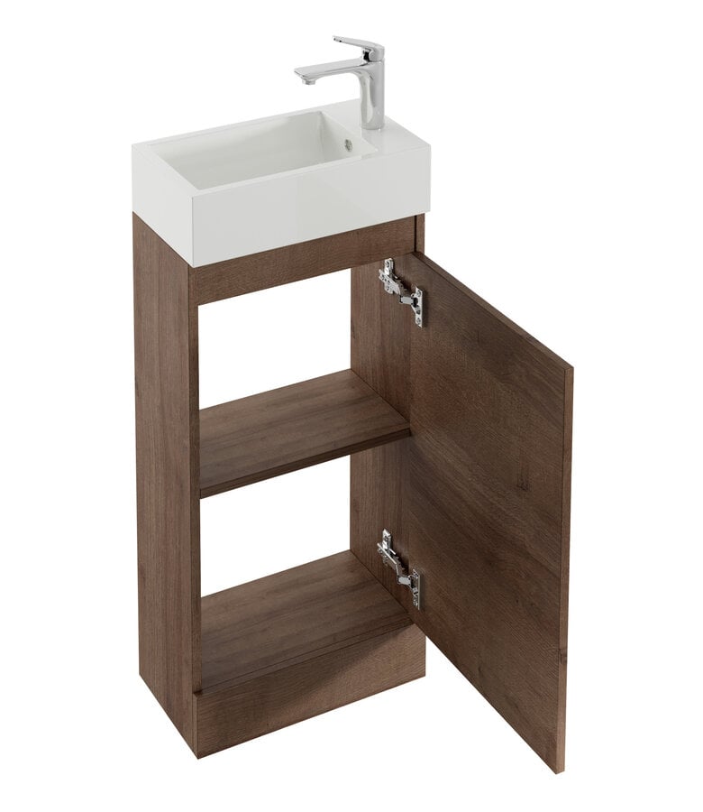Badplaats Toiletmeubel Peru 40cm - Bruin Eiken