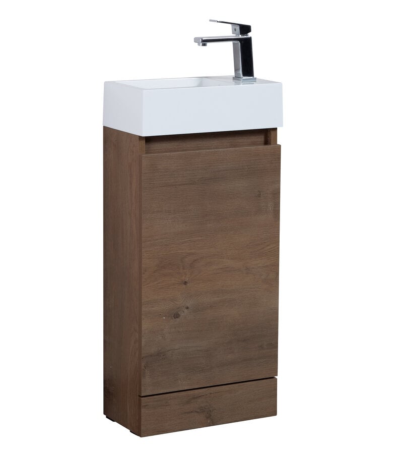 badplaats Toiletmeubel Peru 40cm - bruin eiken