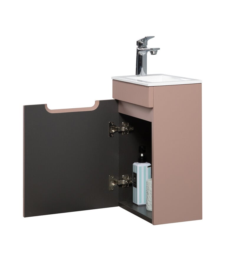 Badplaats Toiletmeubel Thermis 40cm - Mat Roze