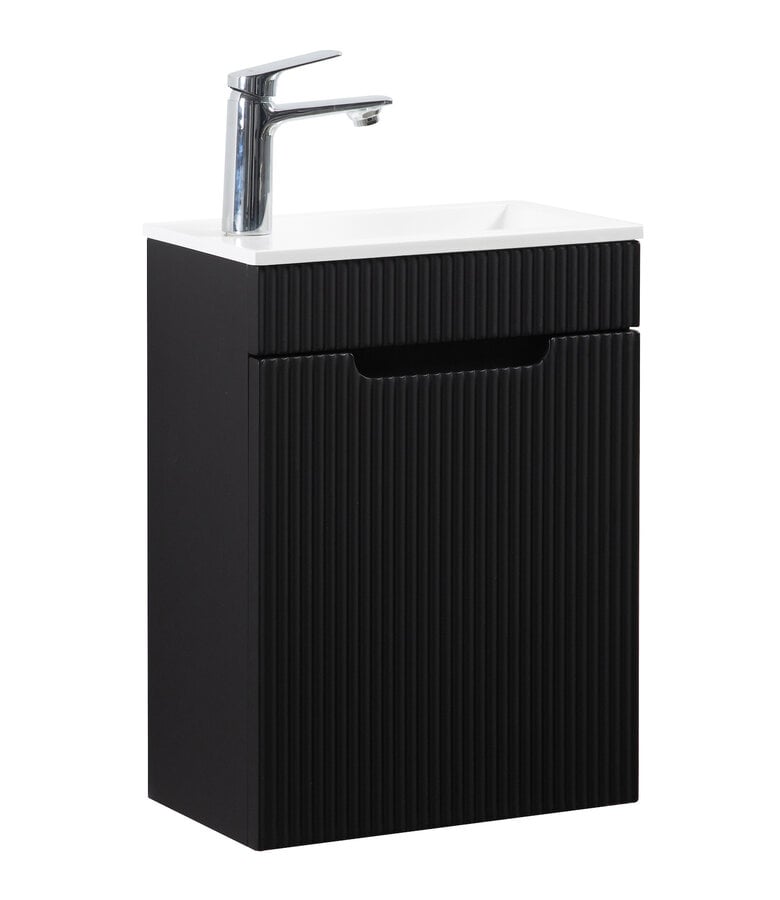 badplaats Toiletmeubel Thermis 40cm - mat zwart