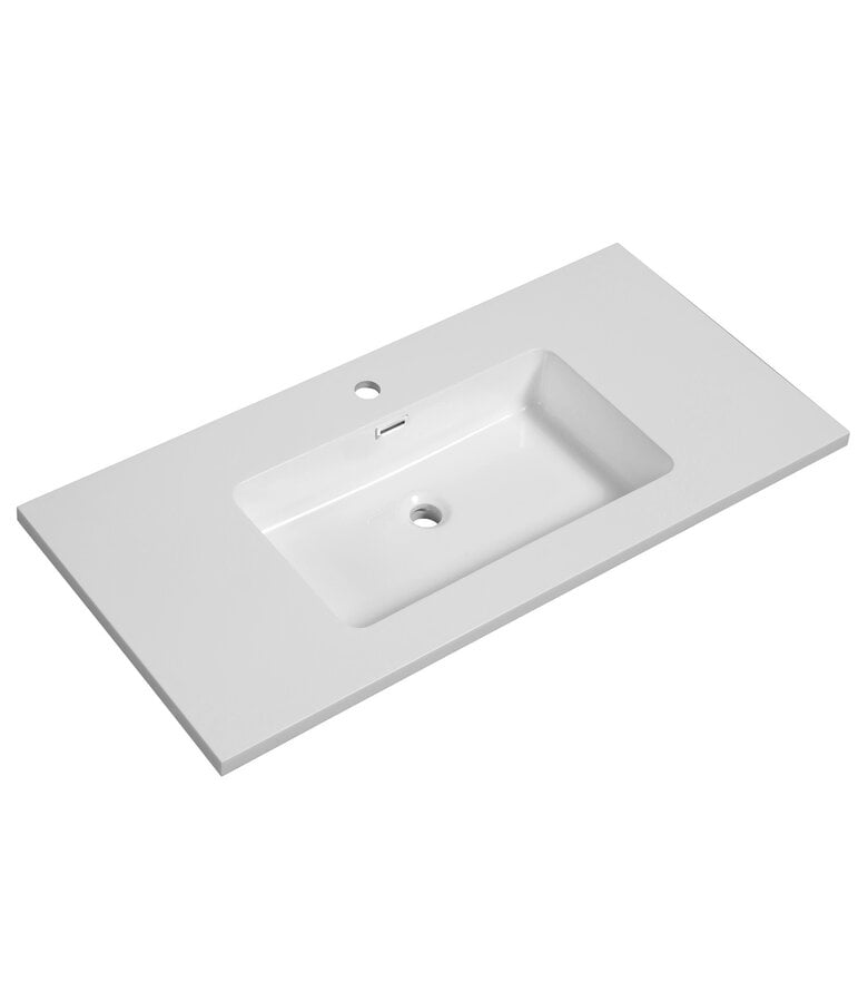 badplaats Wastafel Angela 100cm - wit