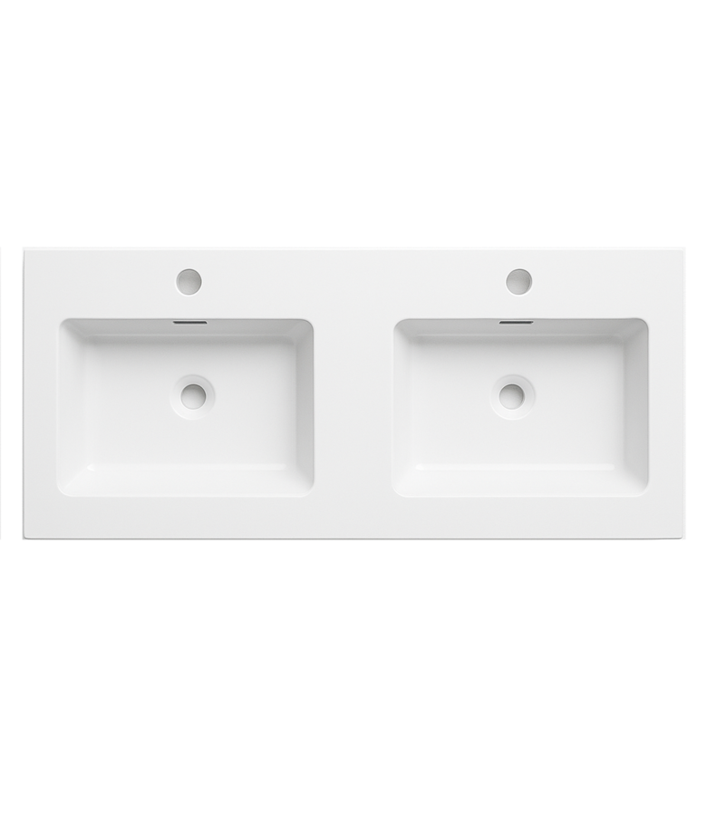 Badplaats Wastafel Angela 120cm - Wit