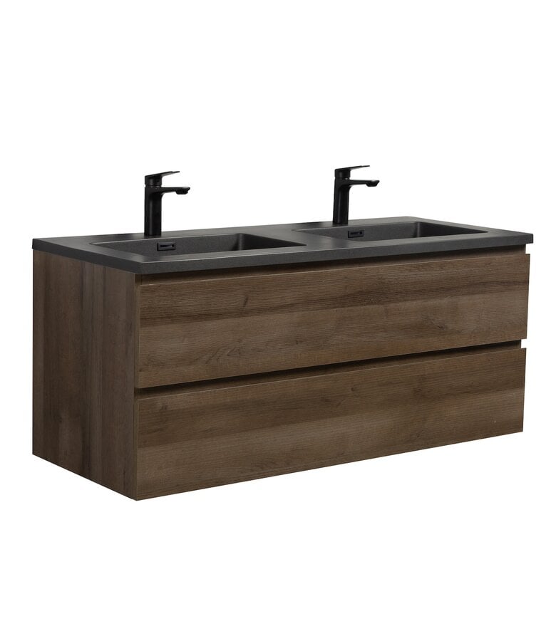 Badplaats Wastafel Angela 120cm - Zwart