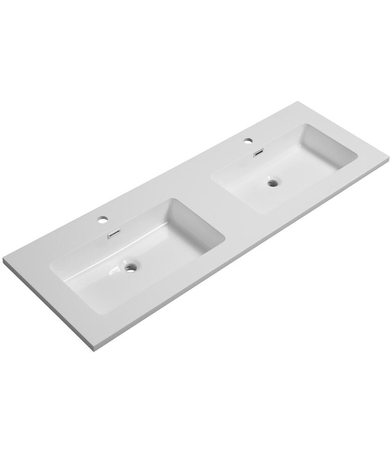 badplaats Wastafel Angela 140cm - wit