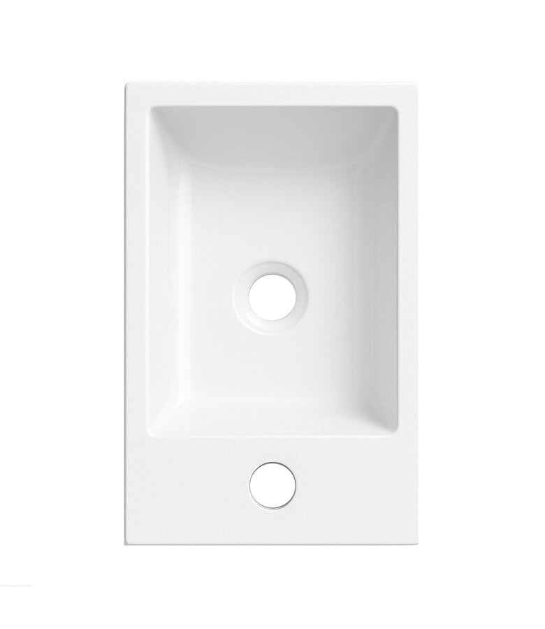 Badplaats Wastafel Angela 40 X 22 Cm - Wit