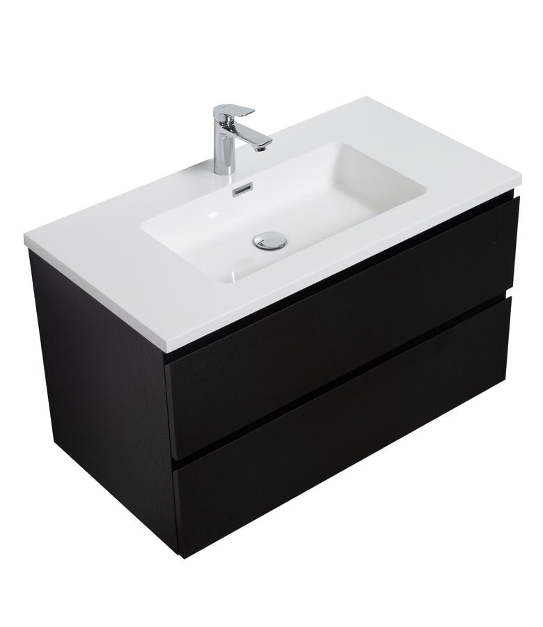 Badplaats Wastafel Angela 90cm - Wit