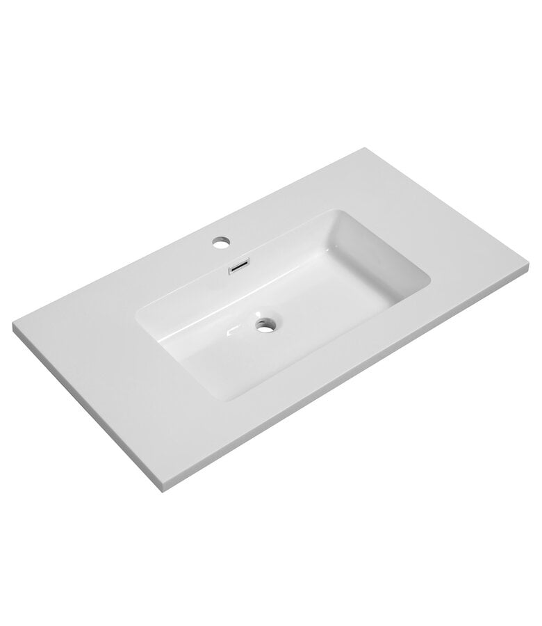 badplaats Wastafel Angela 90cm - wit